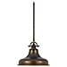 Sospensione A Soffitto A Cupola A 1 Luce Bronzo Palladiano, E27 - Foto miniatura 1
