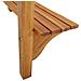 Tavolo Da Bar Da Balcone 90x37x122,5 Cm In Massello Di Acacia - Foto miniatura 2