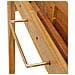 Tavolo Da Bar Da Balcone 90x37x122,5 Cm In Massello Di Acacia - Foto miniatura 4