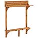 Tavolo Da Bar Da Balcone 90x37x122,5 Cm In Massello Di Acacia - Foto miniatura 1