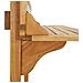 Tavolo Da Bar Da Balcone 90x37x122,5 Cm In Massello Di Acacia - Foto miniatura 8