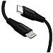 Cavo Lightning Verso Usb-c Per Iphone / Ipad 3a Con Sistema Anti-nodi 1m, Nero - Foto miniatura 2