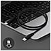 Cavo Lightning Verso Usb-c Per Iphone / Ipad 3a Con Sistema Anti-nodi 1m, Nero - Foto miniatura 5