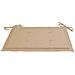 Sedie da Giardino con Cuscini Beige 4 pz Massello di Teak - Foto miniatura 2