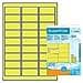 Labels luminous yellow 63,5x29,6 SuperPrint 675 pcs. , Giallo, Labels / pack - 675 pcs. Sheets / pack - 25 pcs. , 63, 5 x 29, 6mm, A4 sheets, Border on all sides - Foto miniatura 1