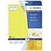 Labels luminous yellow 63,5x29,6 SuperPrint 675 pcs. , Giallo, Labels / pack - 675 pcs. Sheets / pack - 25 pcs. , 63, 5 x 29, 6mm, A4 sheets, Border on all sides - Foto miniatura 2