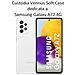 Custodia Tpu Silicone Lite Cover Soft-case Per Samsung Galaxy A72 4g - 5g Light Pink - Foto miniatura 2