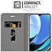 Custodia Compatibile Con Xiaomi Redmi 9t / Poco M3 In Grigio Chiaro Marrone - Coperchio Protettiva Con Chiusura Magnetica, Funzione Stand E Tasca Per Le Carte - Foto miniatura 4