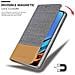 Custodia Compatibile Con Xiaomi Redmi 9t / Poco M3 In Grigio Chiaro Marrone - Coperchio Protettiva Con Chiusura Magnetica, Funzione Stand E Tasca Per Le Carte - Foto miniatura 7
