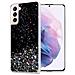 Custodia Compatibile Con Samsung Galaxy S21 Plus In Nero Con Glitter - Coperchio Protettivo In Silicone Tpu Flessibile Con Glitter Scintillanti - Foto miniatura 1