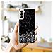 Custodia Compatibile Con Samsung Galaxy S21 Plus In Nero Con Glitter - Coperchio Protettivo In Silicone Tpu Flessibile Con Glitter Scintillanti - Foto miniatura 7