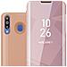 Custodia Compatibile Con Samsung Galaxy M30 / A40s In Kunzit Rosa - Clear View Specchio Coperchio Protettivo Con Funzione Di Supporto Protezione A 360 Gradi - Foto miniatura 1