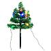 Sentiero Alberi di Natale 6 pz con LED Multicolore 45 cm PVC - Foto miniatura 3