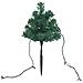 Sentiero Alberi di Natale 6 pz con LED Multicolore 45 cm PVC - Foto miniatura 4