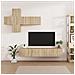 Set Di Mobili Porta Tv 7 Pz Rovere Sonoma In Legno Multistrato - Foto miniatura 1