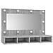 Mobile A Specchio Con Led Grigio Sonoma 90x31,5x62 Cm - Foto miniatura 9