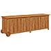 Contenitore Da Giardino Con Ruote 150x50x58cm Massello Acacia - Foto miniatura 2