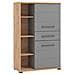 Jaddie - Credenza Due Ante Un Cassetto Moderno In Legno - Foto miniatura 1