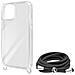 Cover Con Cordino Per Iphone 11 Pro Max Rigida Bumper Serie Corda Trasparente - Foto miniatura 3