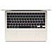 MacBook Air 13'' M3 Monitor 13,6" Apple M 3rd Gen Ram 16 GB SSD 512 GB Apple GPU macOS Sonoma Bianco. - Foto miniatura 2