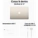 MacBook Air 13'' M3 Monitor 13,6" Apple M 3rd Gen Ram 16 GB SSD 512 GB Apple GPU macOS Sonoma Bianco. - Foto miniatura 9