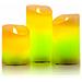 Candele A Led Multicolor Effetto Fiamma Con Telecomando Lendles 3 Unità - Foto miniatura 4