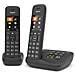 C575a Duo Telefono Analogico /dect Identificatore Di Chiamata Nero - Foto miniatura 3