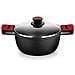 Premiere A410324 padella 4 L Rotondo Nero, Rosso - Foto miniatura 1