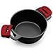 Premiere A410324 padella 4 L Rotondo Nero, Rosso - Foto miniatura 2