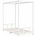 Giroletto per Bambini Bianco 90x200cm in Legno Massello di Pino - Foto miniatura 3
