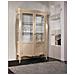 Vetrina Classica In Legno 2 Porte Avorio 130x50x200 - Foto miniatura 1