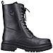 Black Casual Closed Ladies Mid Height Boots Stivaletti Pelle Scarpe Donna Nero Eu 37, Y3115-00 - Foto miniatura 3