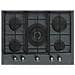 Piano Cottura GZC75330XBAST a Gas 5 Zone Cottura 70cm Colore Grigio - Foto miniatura 2