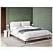 Letto Bouclé Melle 160 X 200 Cm Bianco Sporco - Foto miniatura 1