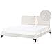 Letto Bouclé Melle 160 X 200 Cm Bianco Sporco - Foto miniatura 2