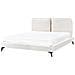 Letto Bouclé Melle 160 X 200 Cm Bianco Sporco - Foto miniatura 3