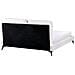 Letto Bouclé Melle 160 X 200 Cm Bianco Sporco - Foto miniatura 6