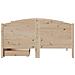 Letto senza Materasso 140x190 cm in Legno Massello di Pino - Foto miniatura 4