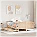 Letto senza Materasso 140x190 cm in Legno Massello di Pino - Foto miniatura 7