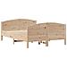 Letto senza Materasso 140x190 cm in Legno Massello di Pino - Foto miniatura 9