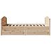 Letto senza Materasso 140x190 cm in Legno Massello di Pino - Foto miniatura 10