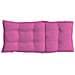Cuscini Per Sedia Con Schienale Alto 4pz Rosa In Tessuto Oxford - Foto miniatura 6
