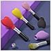 Nuovo Set Di Coperture Protettive Per Pennelli Da Trucco A Forma Di Cuore Purple - Foto miniatura 3