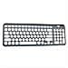Copertura In Silicone Per Tastiera Logitech K780 White - Foto miniatura 1