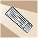 Copertura In Silicone Per Tastiera Logitech K780 White - Foto miniatura 3