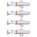 4 Pezzi Push To Open Chiusura Per Armadietti - Autobloccante Gray - Foto miniatura 1