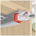 4 Pezzi Push To Open Chiusura Per Armadietti - Autobloccante Gray - Foto miniatura 2