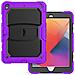 Custodia Per Ipad 9/8/7 10.2” Con Supporto E Alloggiamento Per Stilo Viola - Foto miniatura 1