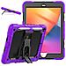 Custodia Per Ipad 9/8/7 10.2” Con Supporto E Alloggiamento Per Stilo Viola - Foto miniatura 2