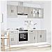 Set Mobili da Cucina 8 pz Kalmar Grigio Sonoma in Truciolato - Foto miniatura 3